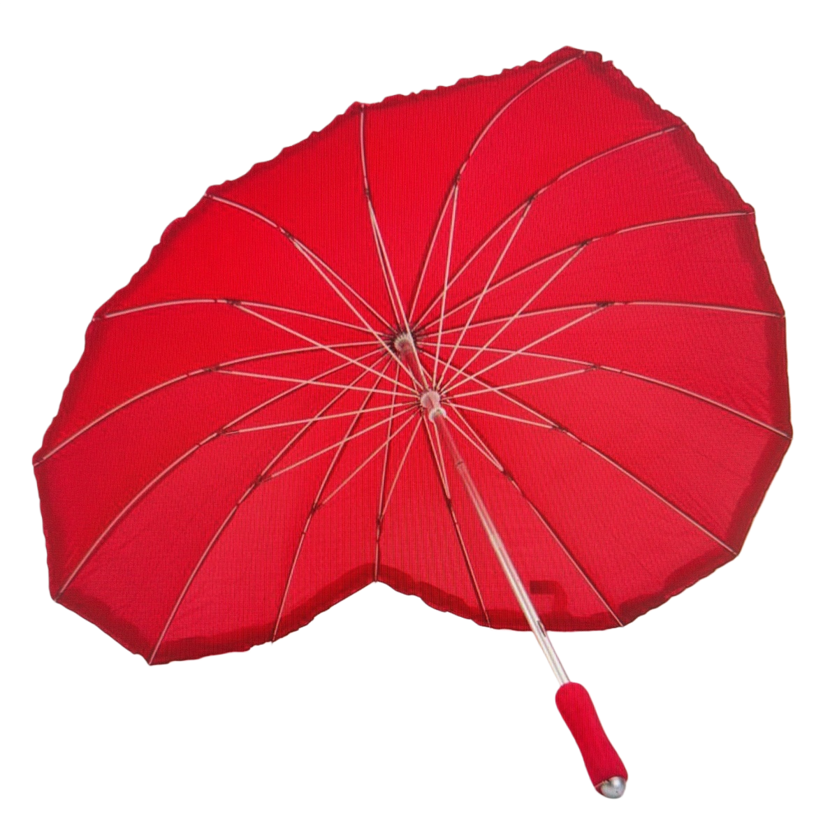 المظلة الحمراء على شكل قلب، المطر، المظلة الواقية من الشمس Item Picture