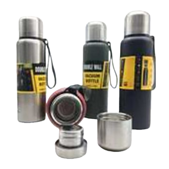 Silver insulated cup, 304 stainless steel vacuum insulated portable water cup Item Picture