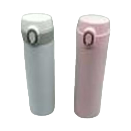 Light blue and pink dual-color insulated cup, 304 stainless steel vacuum insulated portable water cup Item Picture