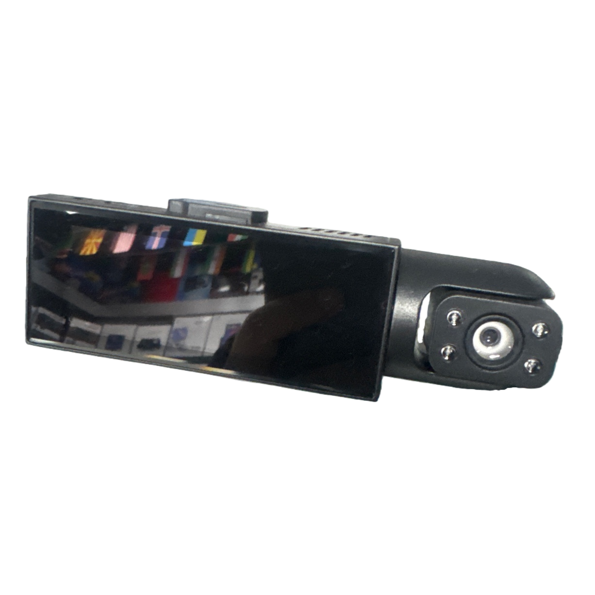 Black dashcam with a metal body, 1080P wide-angle anti-shake parking monitoring Item Picture