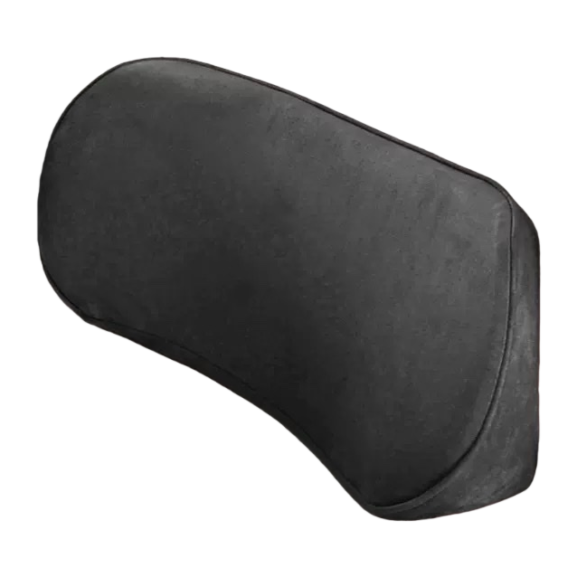 Black lumbar cushion ergonomic memory foam office chair backrest support pad Item Picture