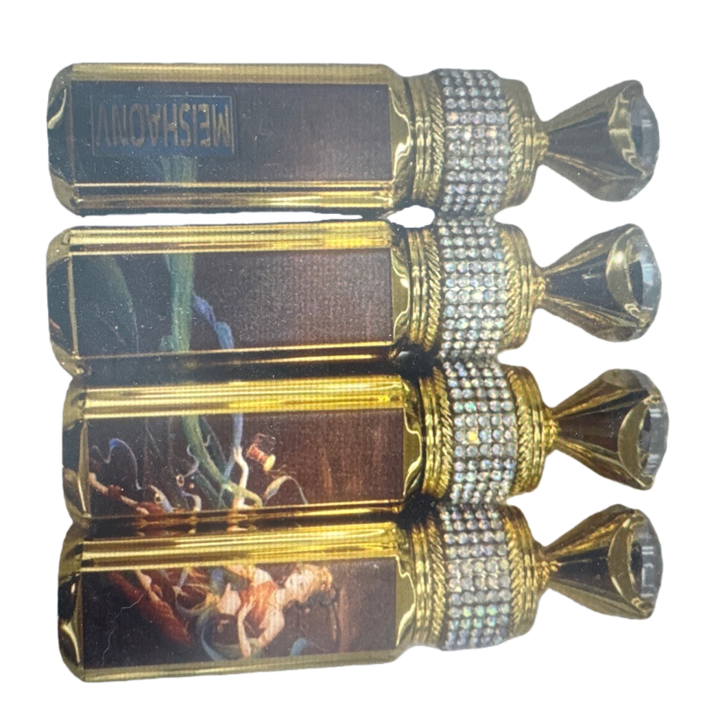 The golden diamond-encrusted bottle design exudes an exquisite and luxurious feel, making it suitable for both skin care and makeup Item Picture