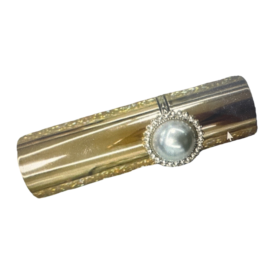 أنابيب أحمر الشفاه الذهبية ذات الؤلؤ الاسطواني الذهبي Item Picture
