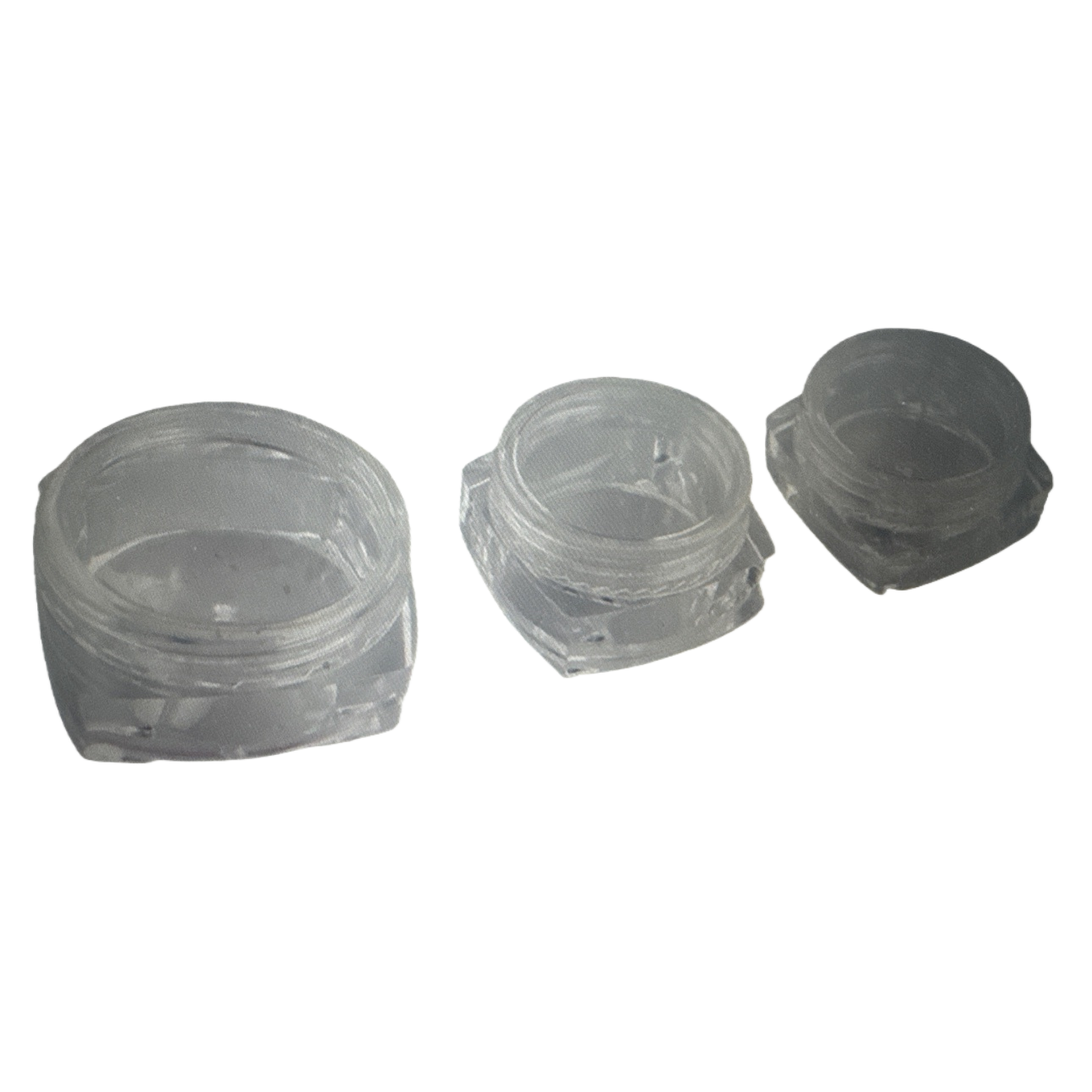 Transparent glass small jar storage tank, home storage tank, 150ml dust-proof sealed jar Item Picture