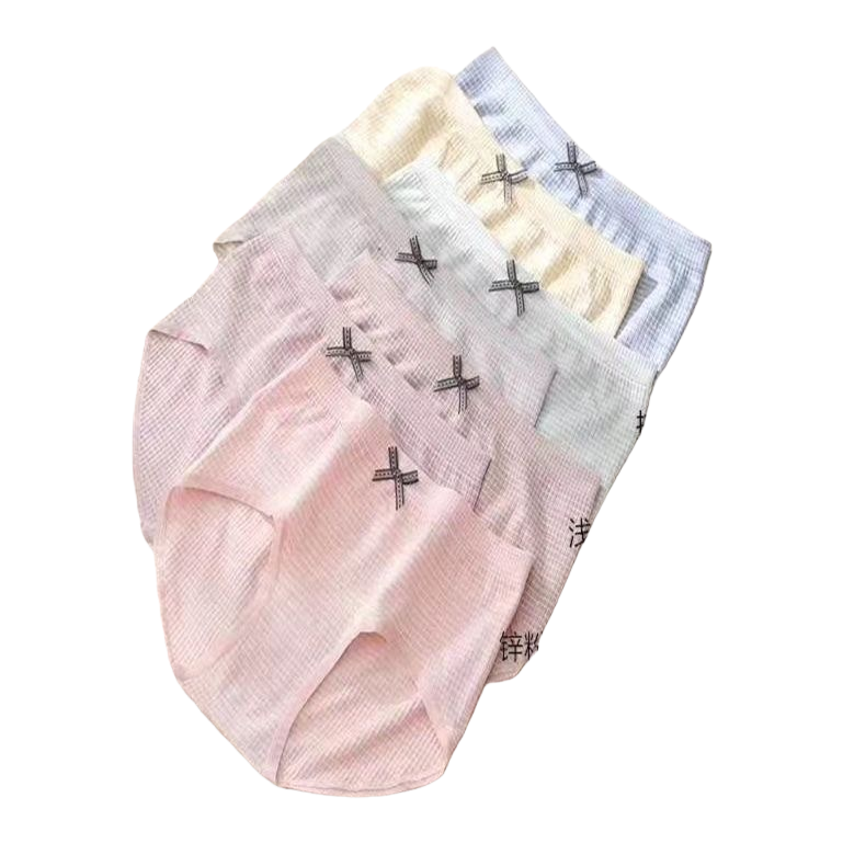 Чистые хлопковые трусики, дышащие кожей, удобные женские трусики Item Picture