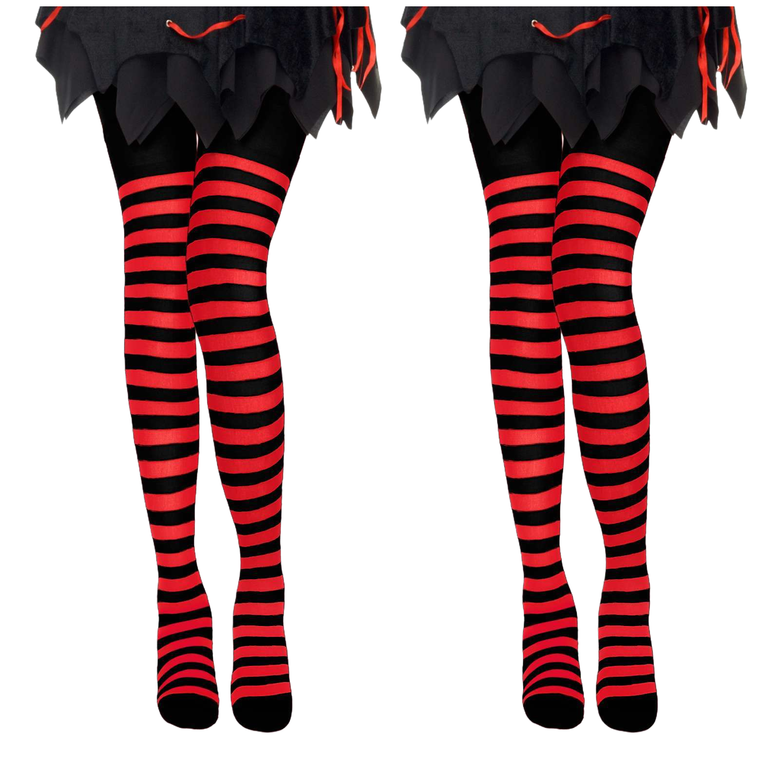 Rayas rojas y negras slim pantimedias moda multifunción slim stretch cintura alta Item Picture
