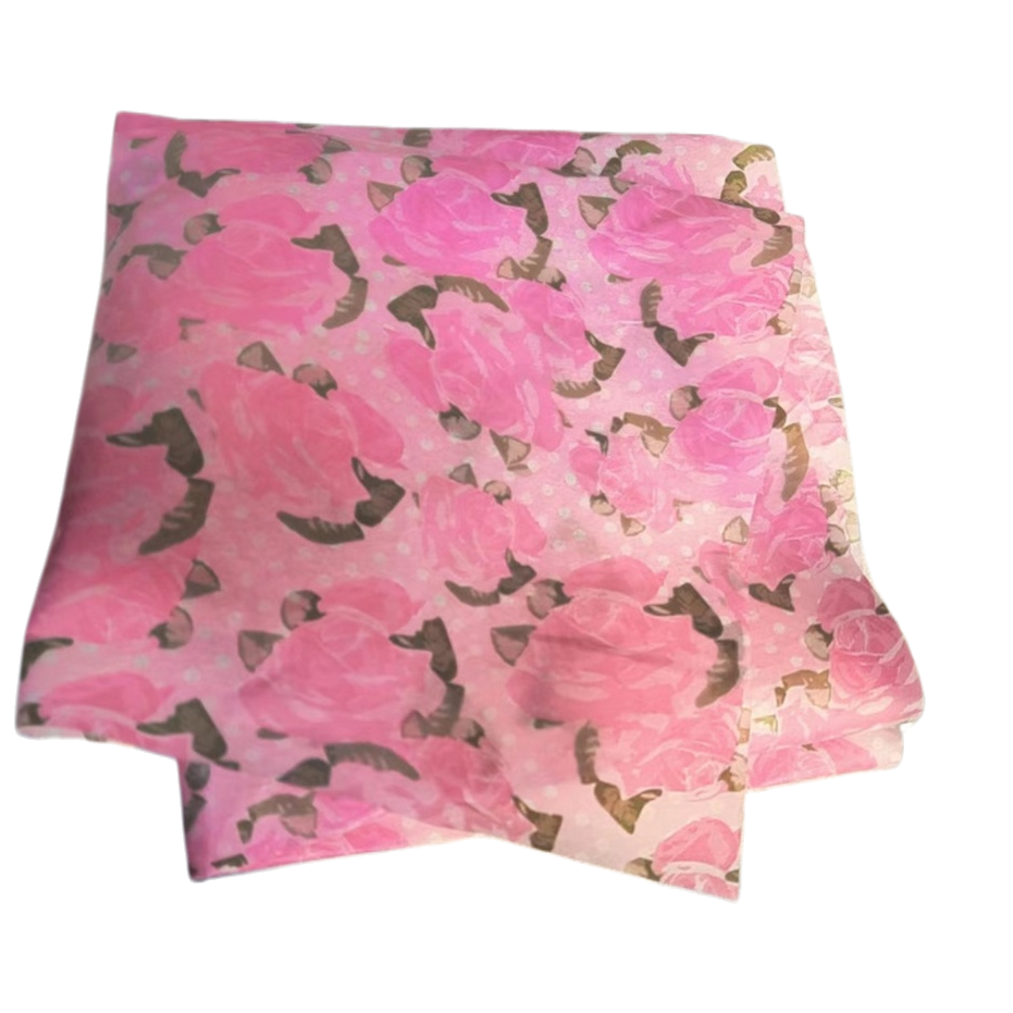 Rosa rosa tela impresa textil hogar ropa hecho a mano DIY tela 150cm ancho Item Picture