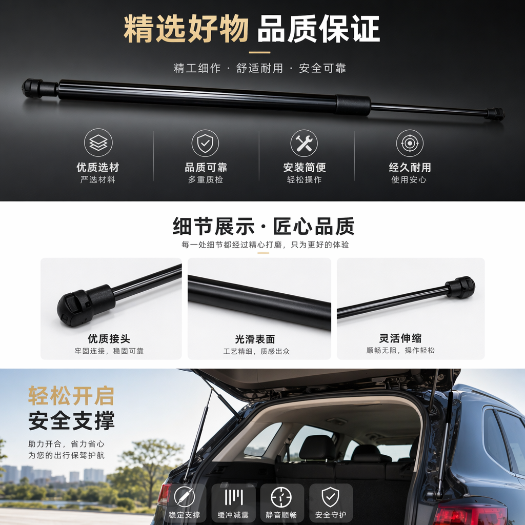 厂家直销黑色气弹簧2108800429详情1
