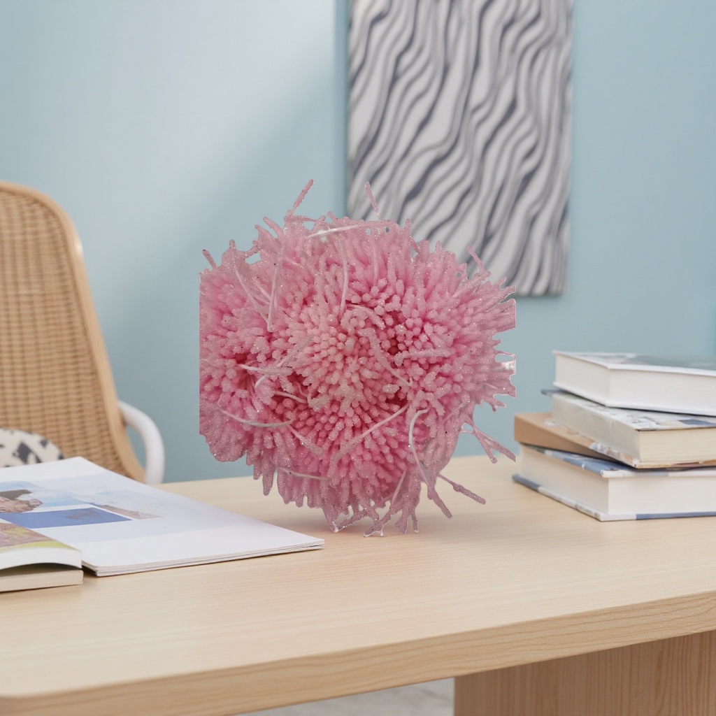 Pink crystal spherical decorative items, home ornaments, desktop decorations, creative gifts Specification image