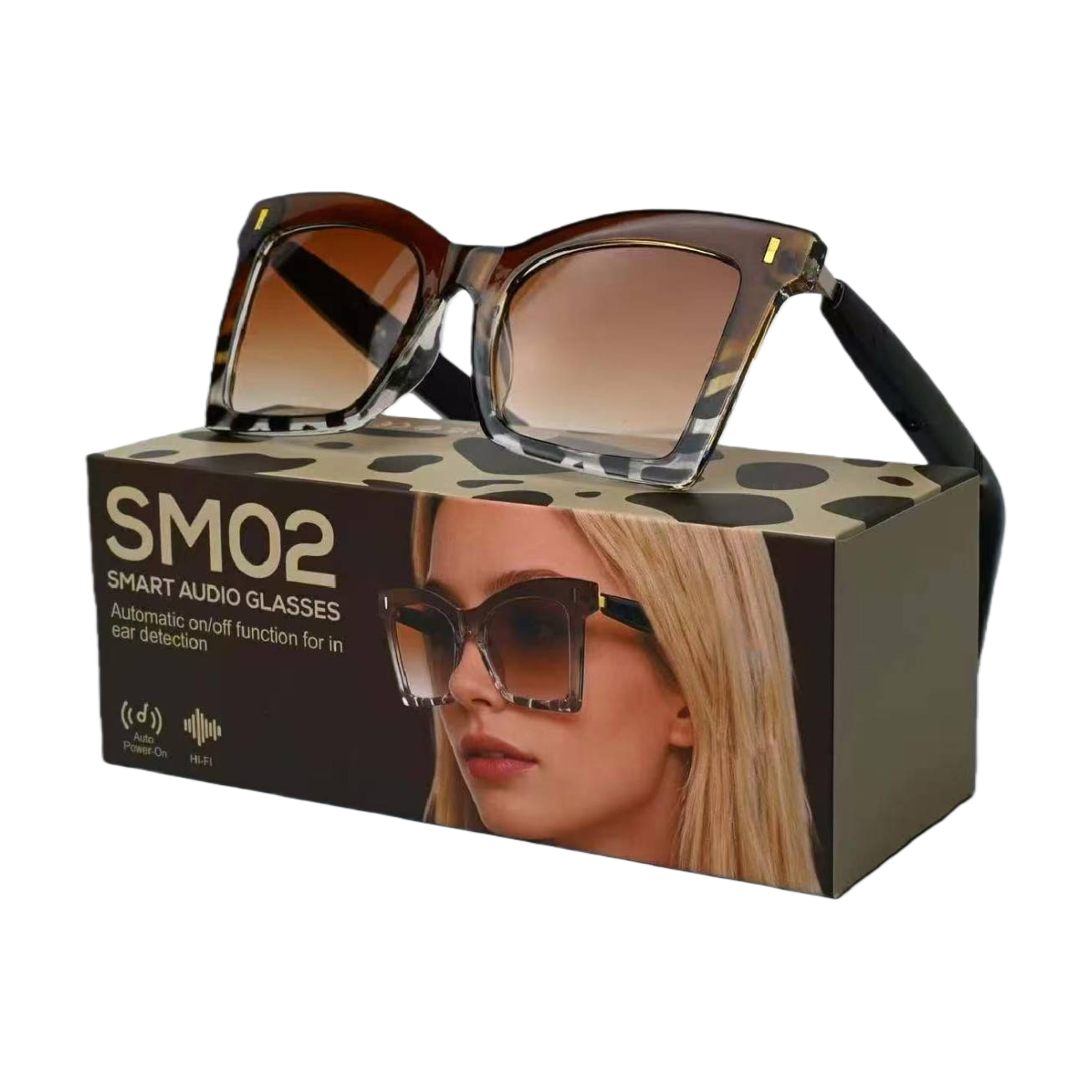 نظارات صوتية ذكية بألوان السلاحف الشرجية Item Picture