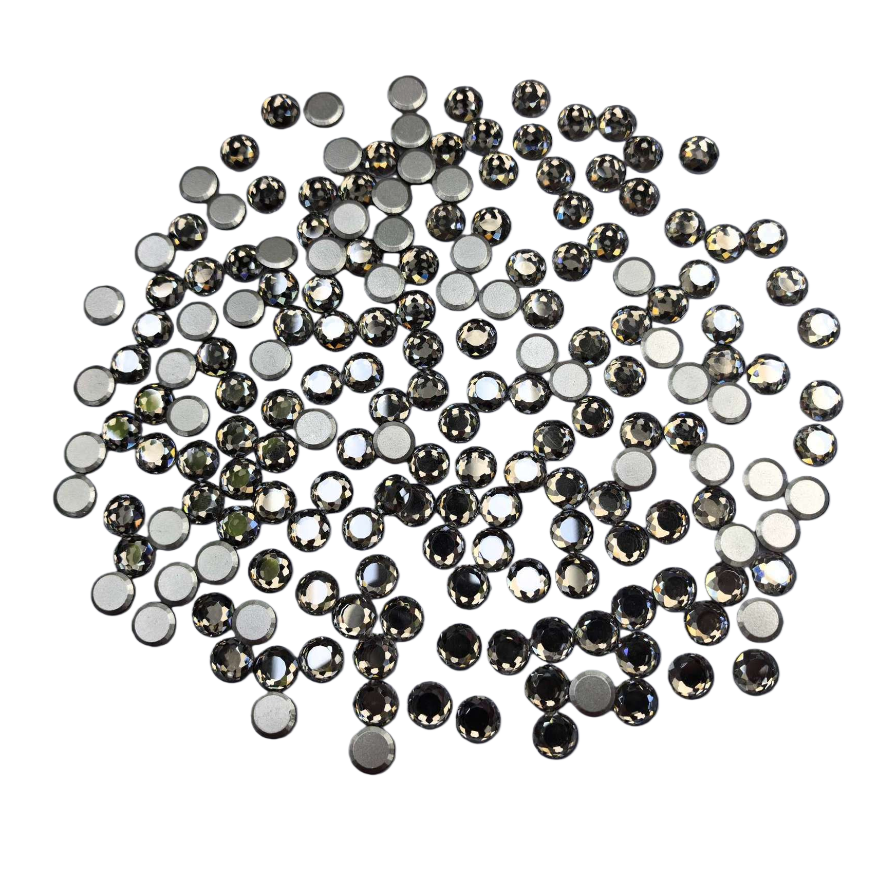 DIY handmade jewelry accessories with silver rhinestone decorative stickers Item Picture