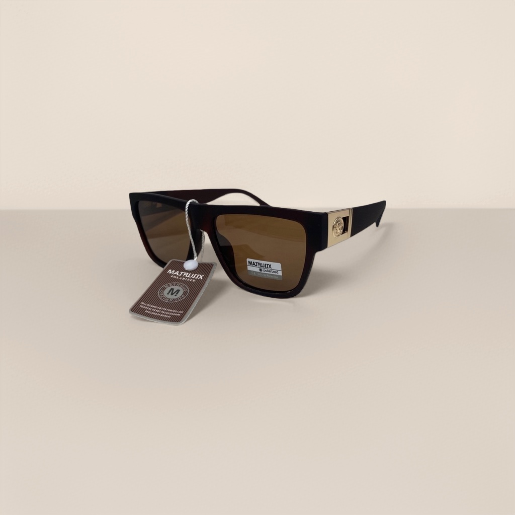 Gafas de sol cuadradas negras polarizadas anti-uv fashion shades unisex Specification image