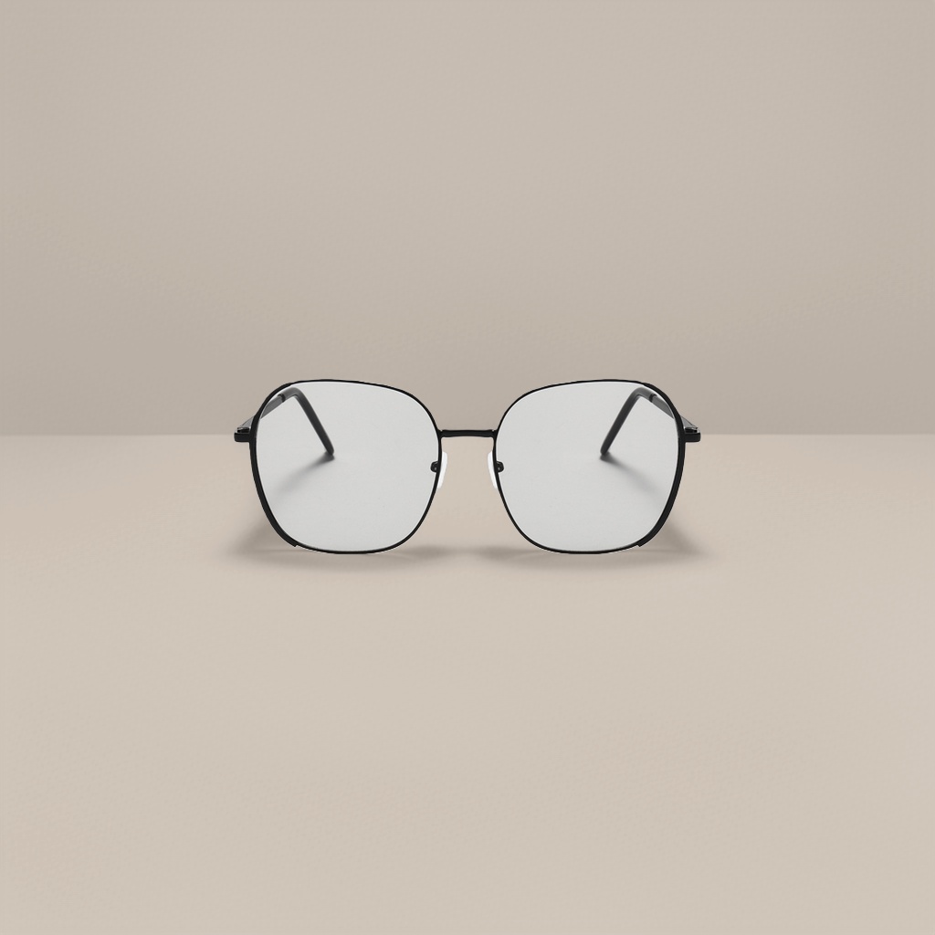 Black-framed and grey-lens sunglasses, fashionable UV-resistant polarized sunglasses