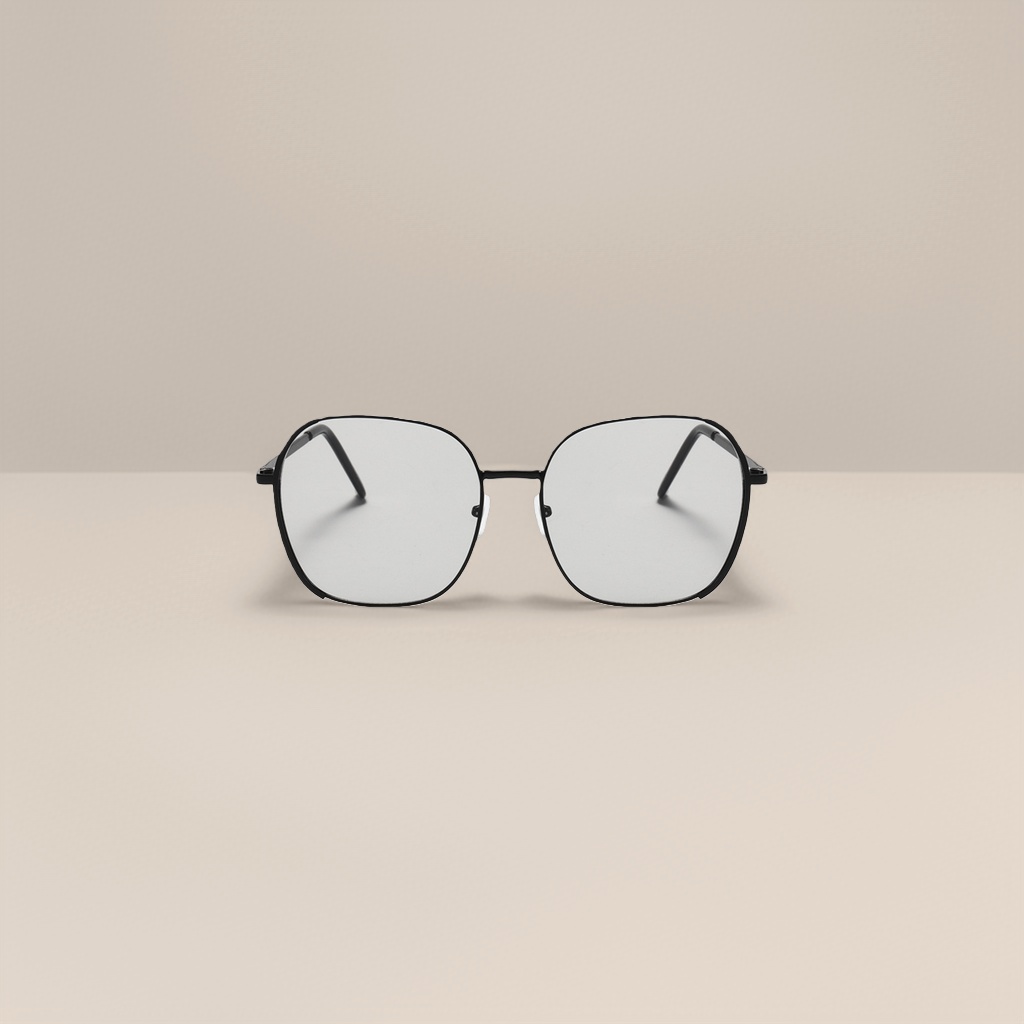 Black-framed and grey-lens sunglasses, fashionable UV-resistant polarized sunglasses details Picture