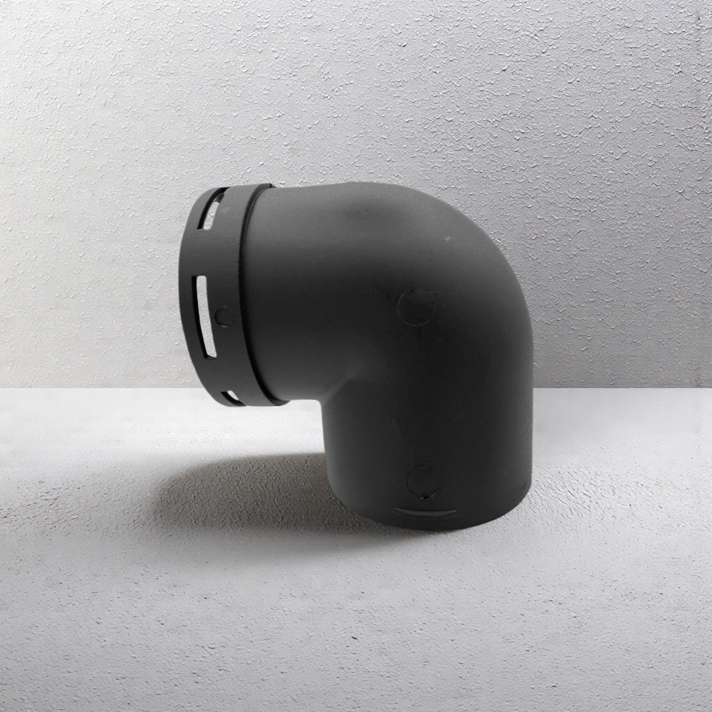High-temperature resistant and flame-retardant plastic elbow water heating elbow pipe, one side connection pipe for parking heater accessories