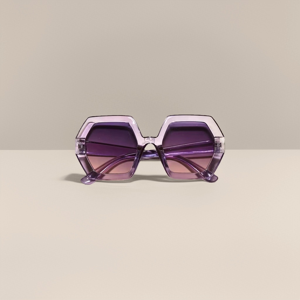 Purple gradient lentes gafas de sol moda protección uv polarizado shades Application Scenario
