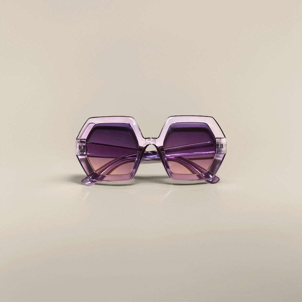 Purple gradient lentes gafas de sol moda protección uv polarizado shades