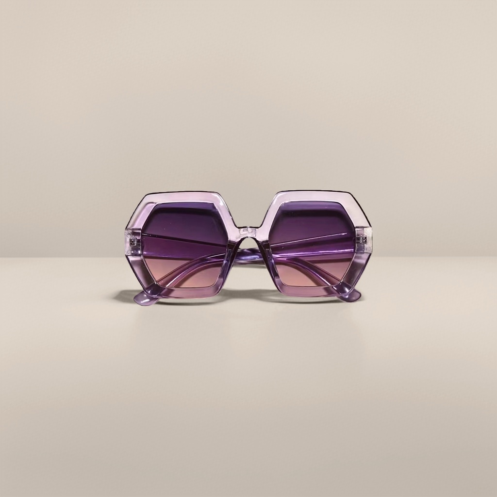 Purple gradient lentes gafas de sol moda protección uv polarizado shades Specification image
