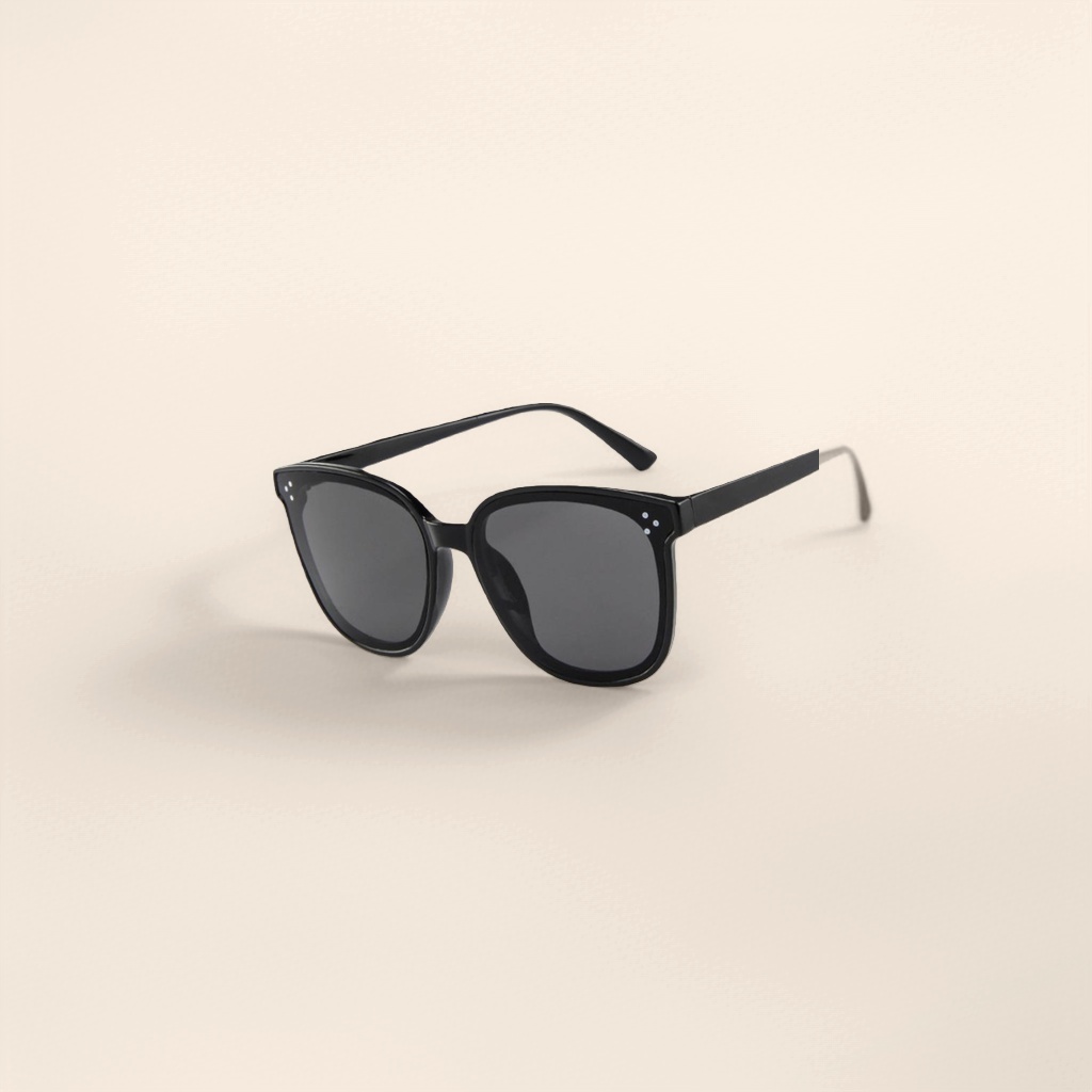 Gafas de sol negras moda lentes polarizadas protección uv antideslumbrante unisex