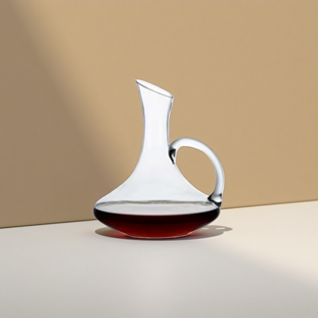 Transparent glass decanter, household wine decanter set, high borosilicate heat-resistant details Picture