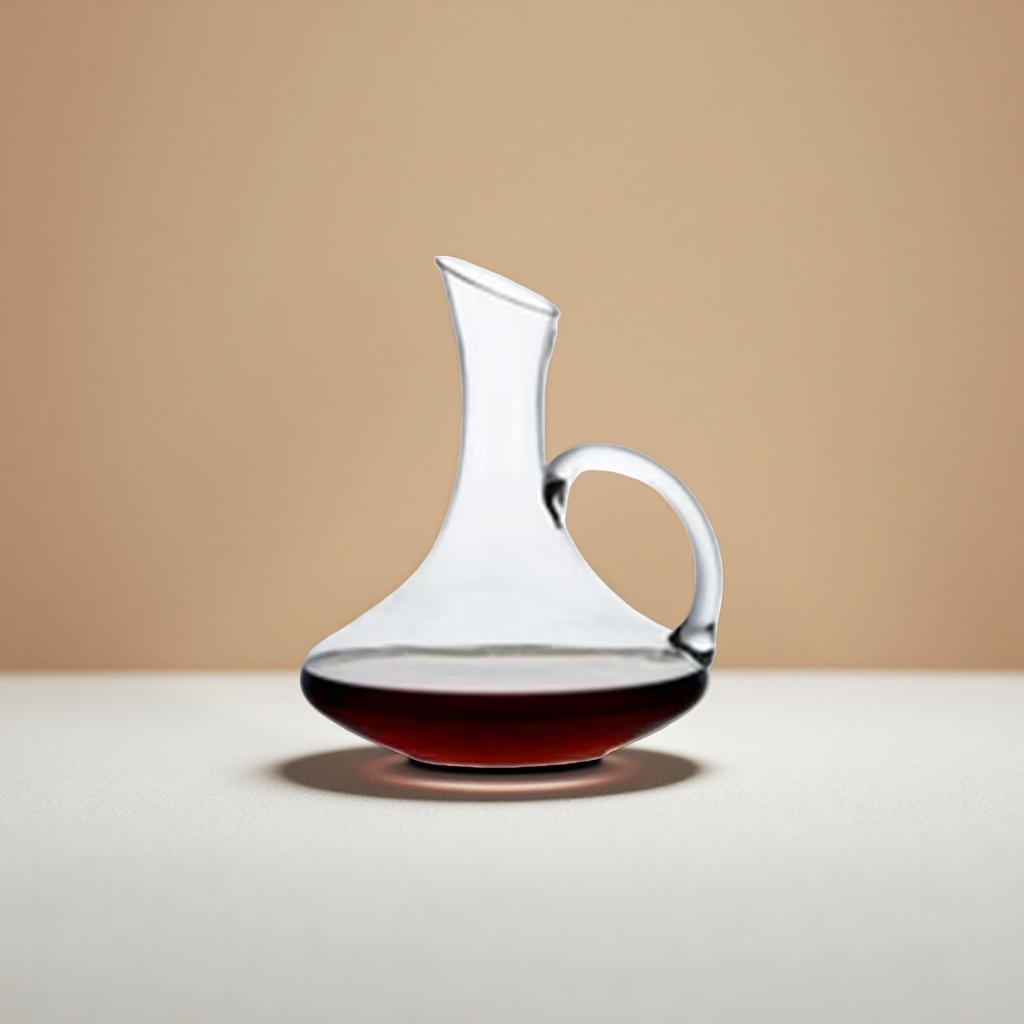 Transparent glass decanter, household wine decanter set, high borosilicate heat-resistant