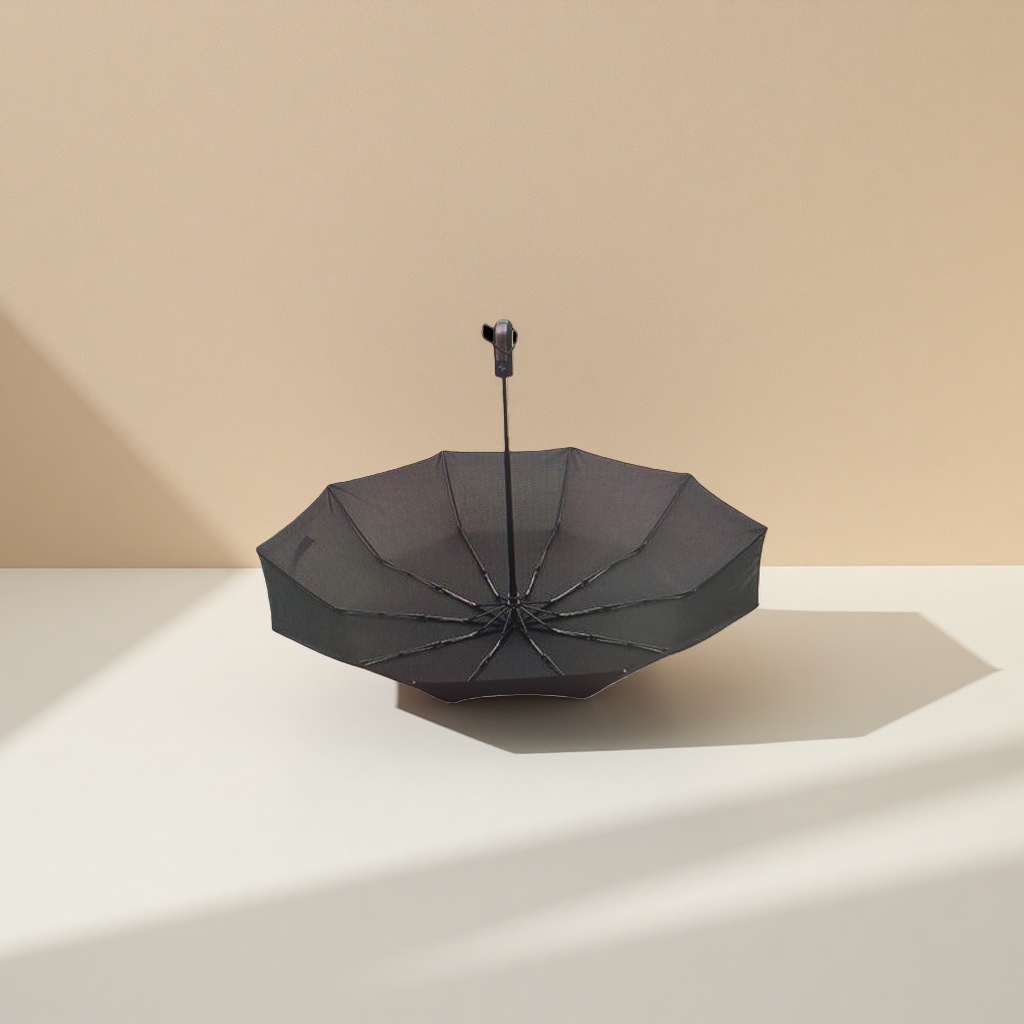 黑色雨伞细节图