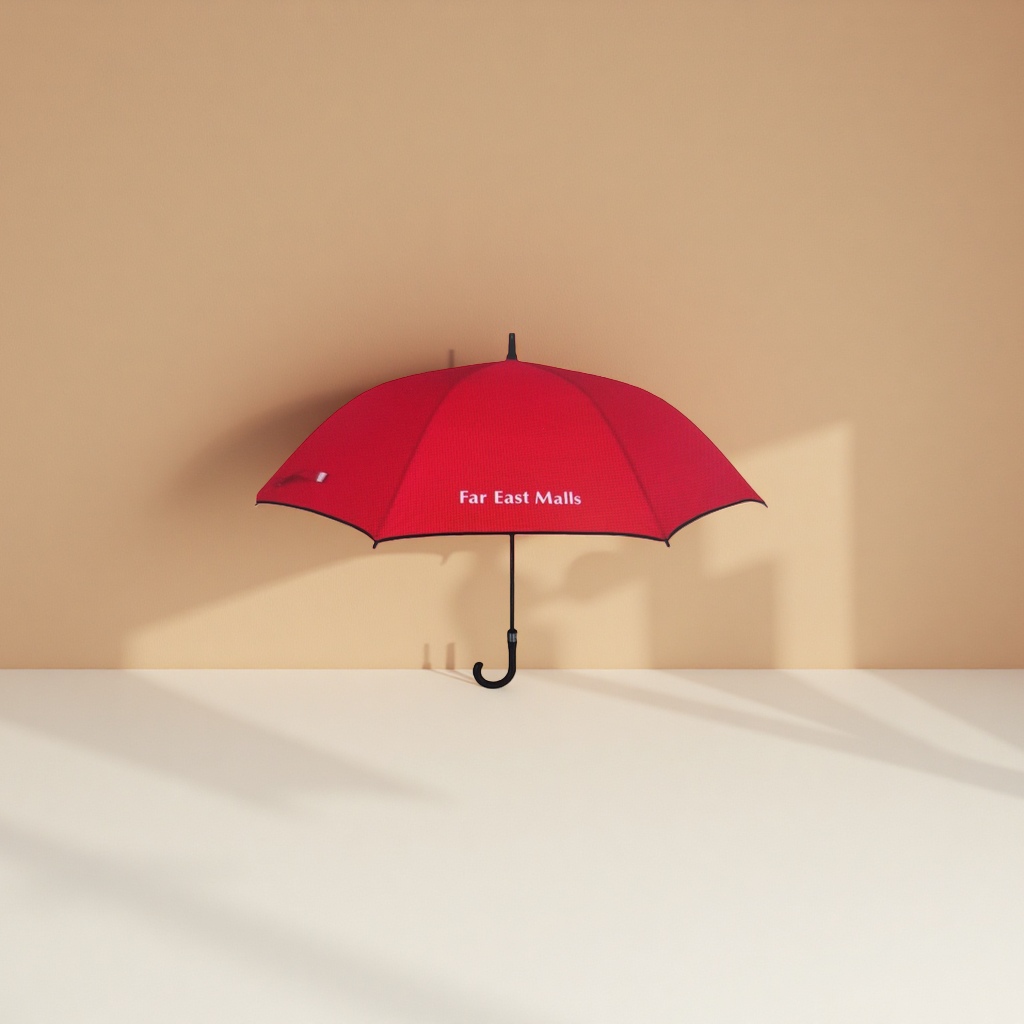 红色加厚牛津布晴雨伞 三折便携防风防晒