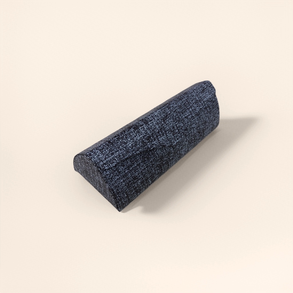 A portable scratch-resistant hard shell storage box with dark grey spotted texture for glasses Specification image