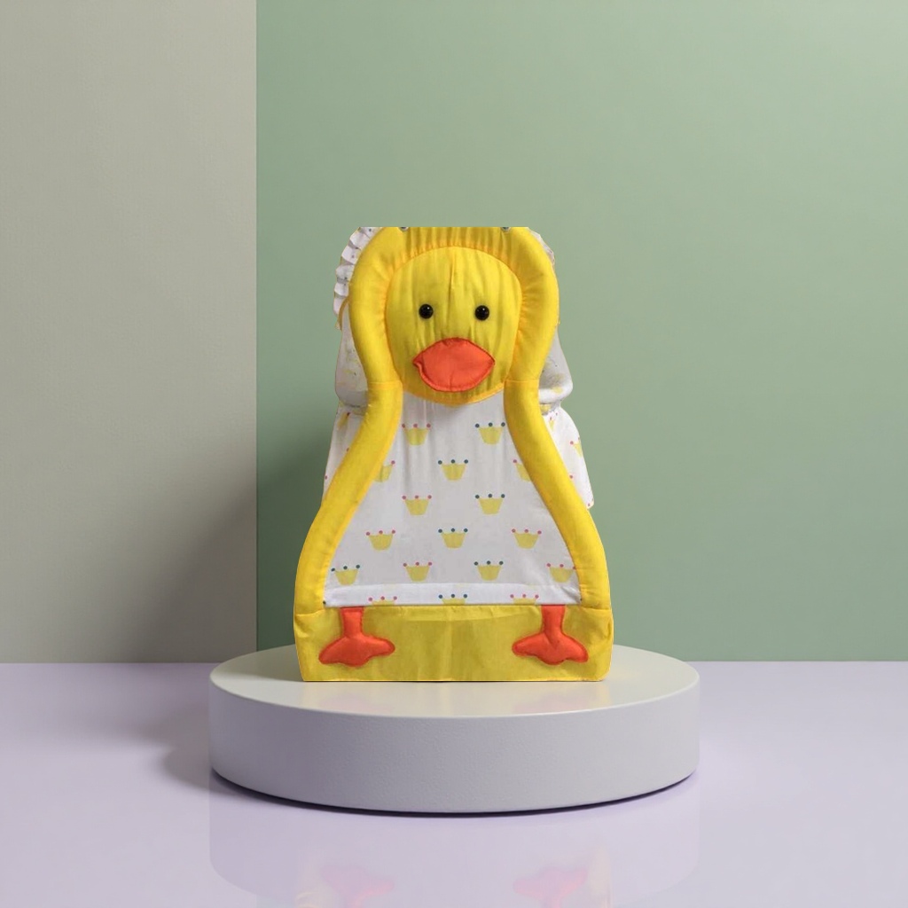 The yellow duck-shaped baby seat is safe, stable and adjustable Specification image