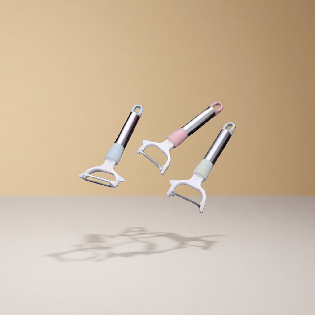 أجهزة إزالة الجلد من ثلاث مقابض ملونة من الفولاذ الصلب المقاوم للصدأ Specification image