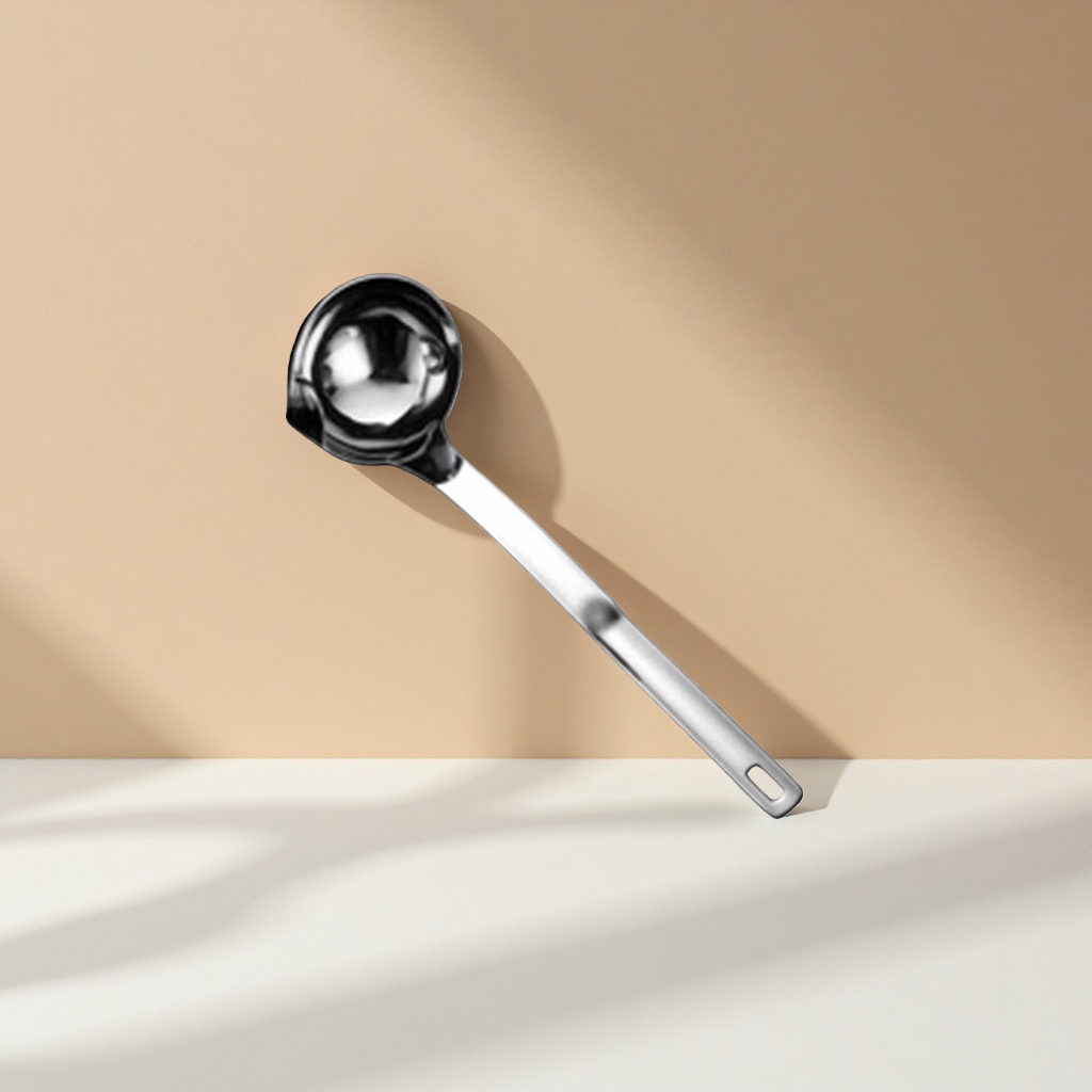 Silver stainless steel soup spoons, household thickened long-handled dining spoons, kitchenware
