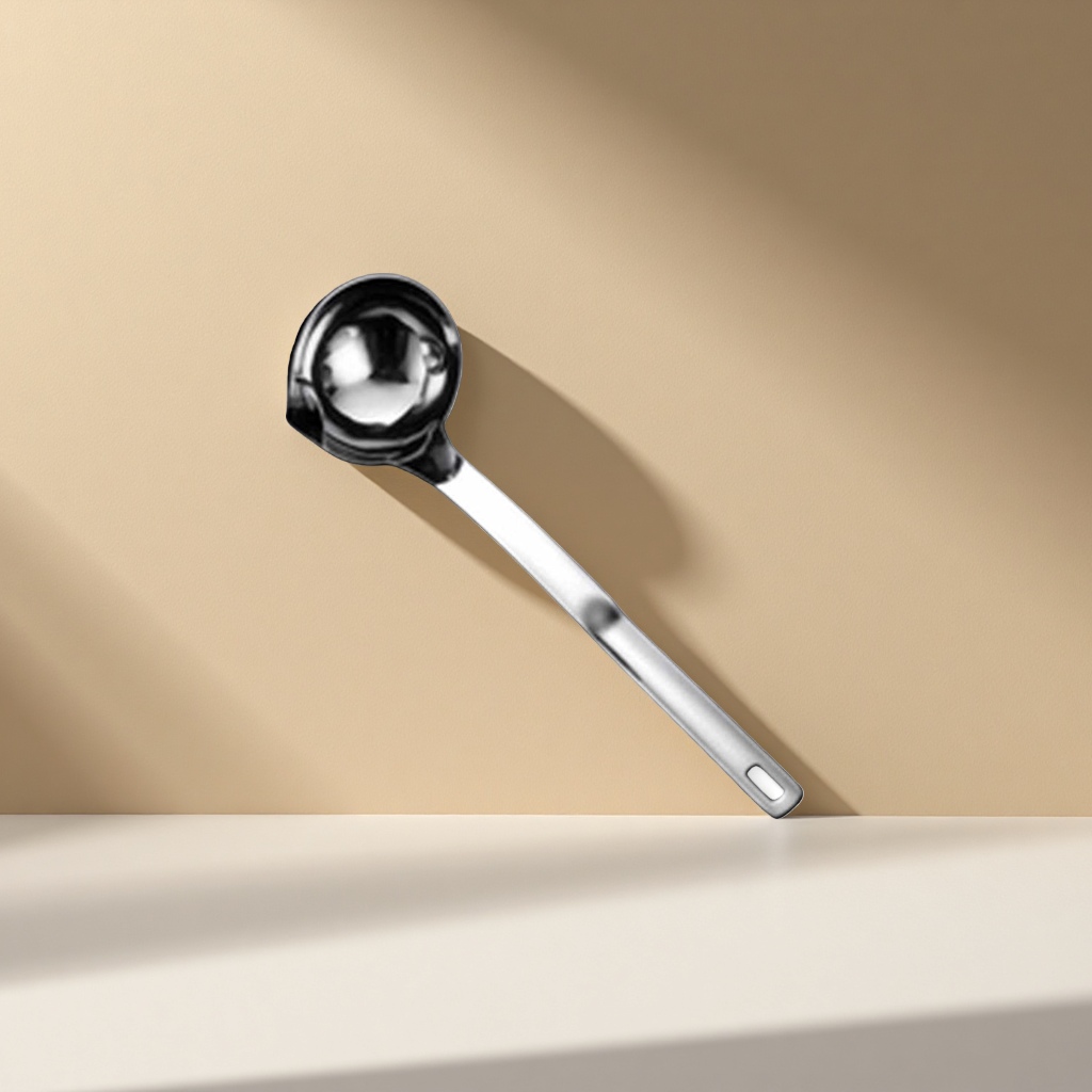 Silver stainless steel soup spoons, household thickened long-handled dining spoons, kitchenware Application Scenario