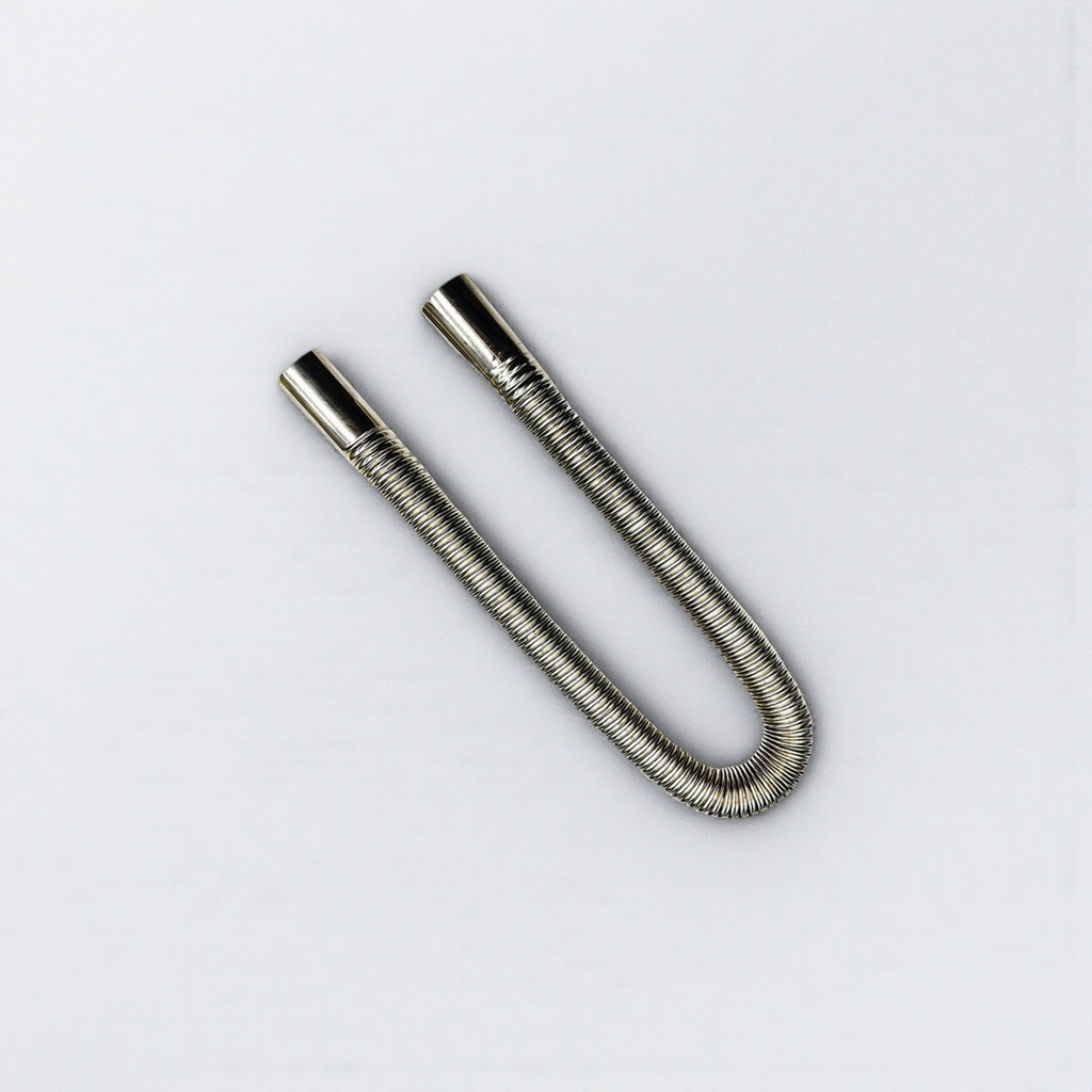 Stainless steel exhaust pipe fittings for parking heater with spiral pattern exhaust pipe Specification image