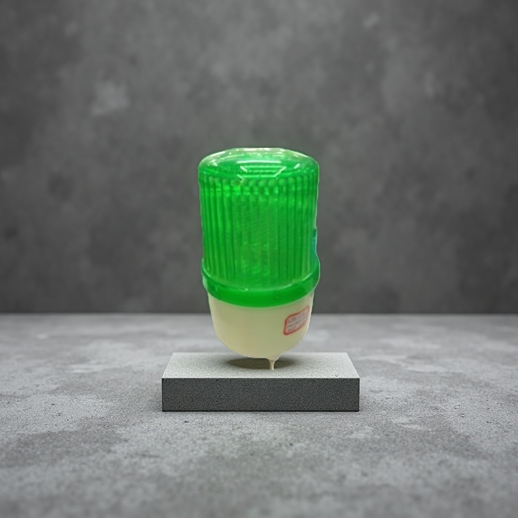 Green warning light LED waterproof sound and light alarm signal light, suitable for both indoor and outdoor use