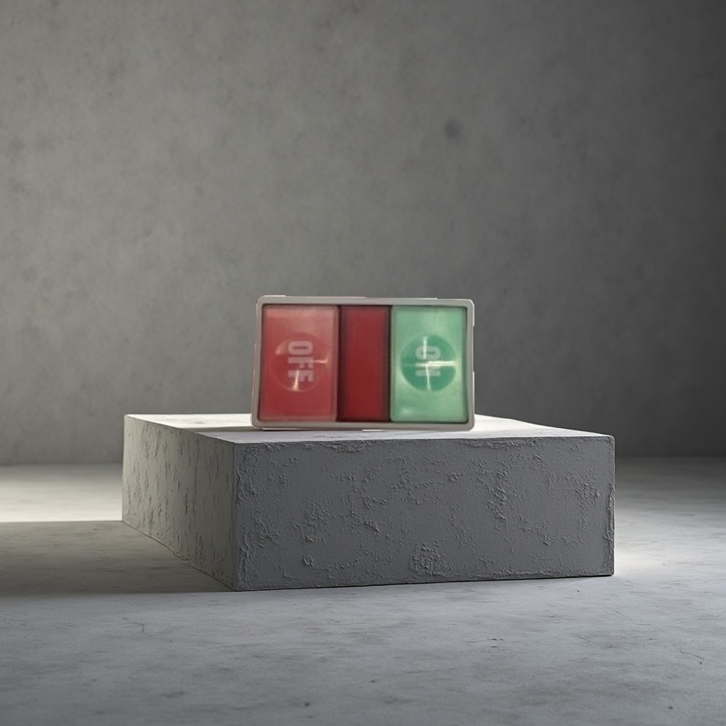 Red and green dual-color button switch, waterproof and dustproof industrial-grade touch control switch Application Scenario