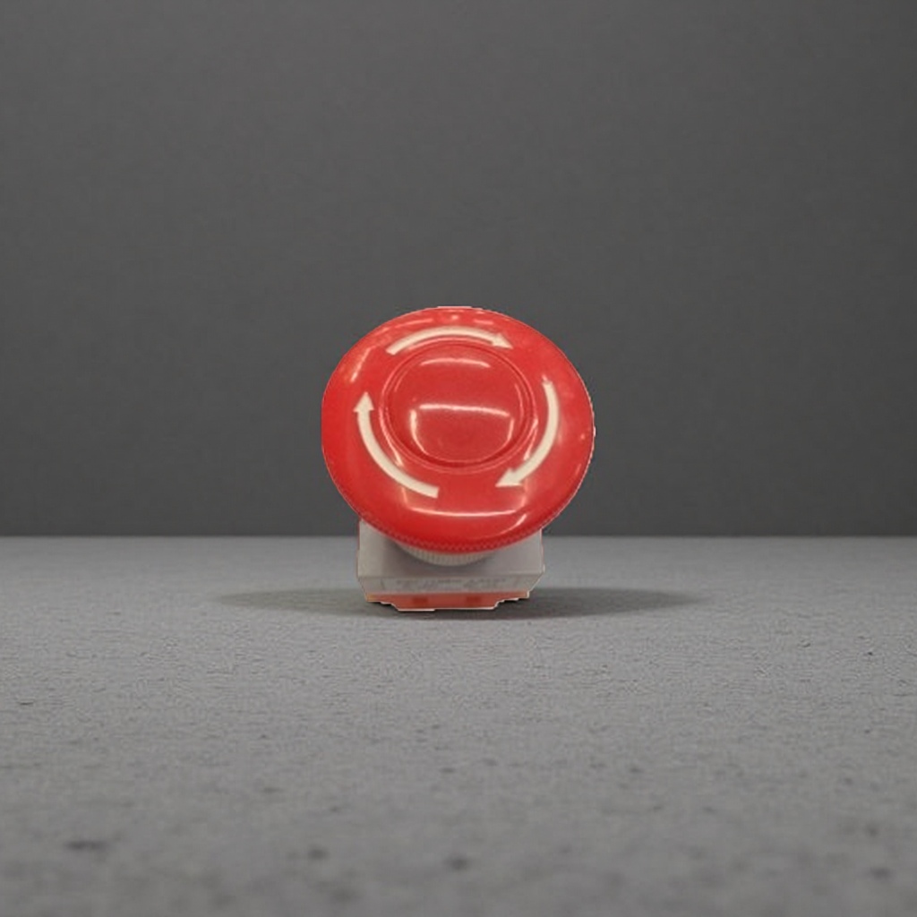 Red rotary button switch control panel accessories, suitable for both household and industrial use details Picture