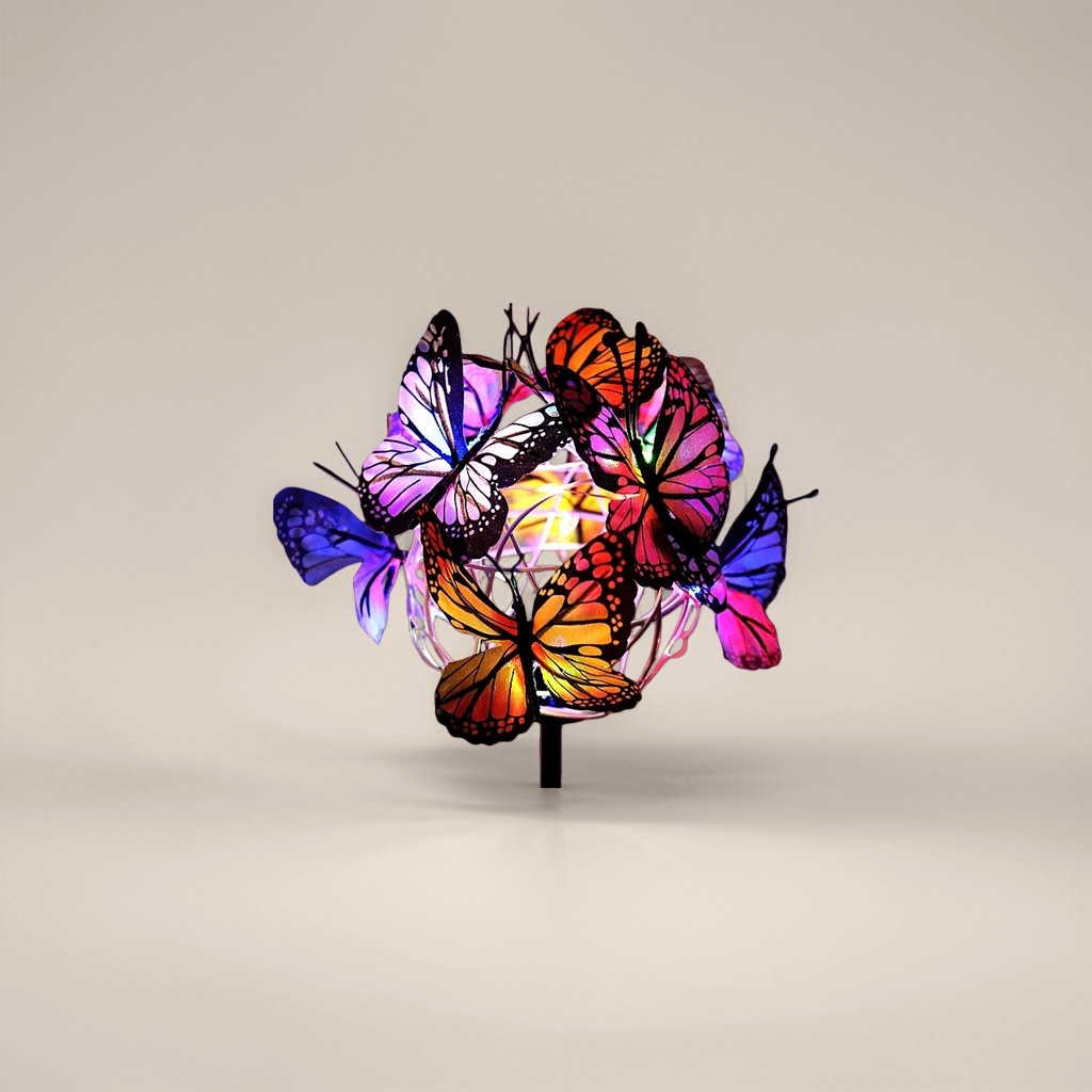 Colorful butterfly decorative balls, festival party, wedding decoration, hanging ornaments, DIY by hand Application Scenario