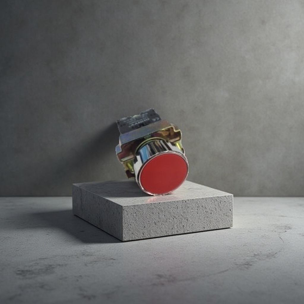 Red button switch, waterproof and dustproof industrial-grade emergency stop switch, 22mm round hole installation Application Scenario