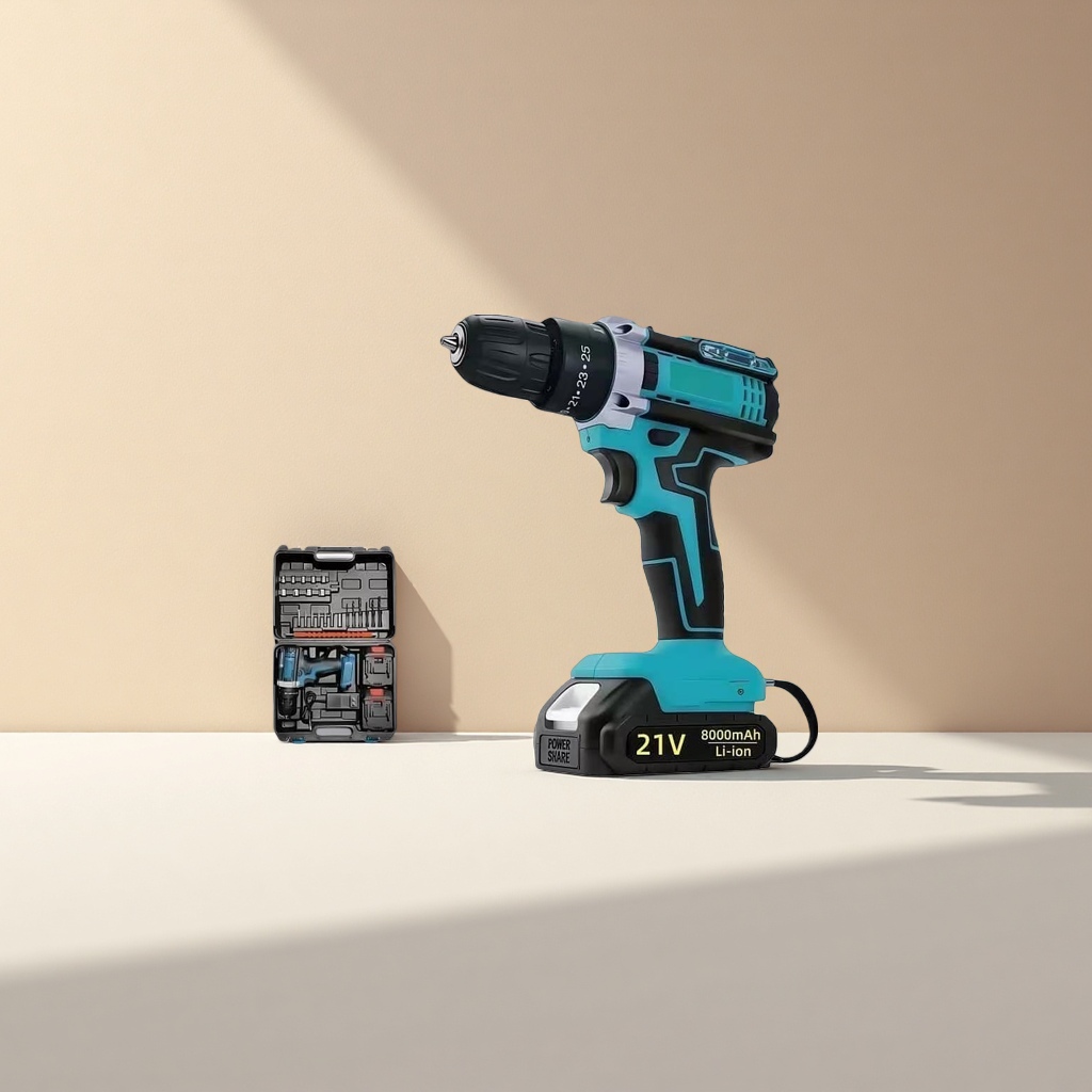أدوات صيانة منزلية محمولة للحقاب الكهربائي -الأزرق الأسود Specification image