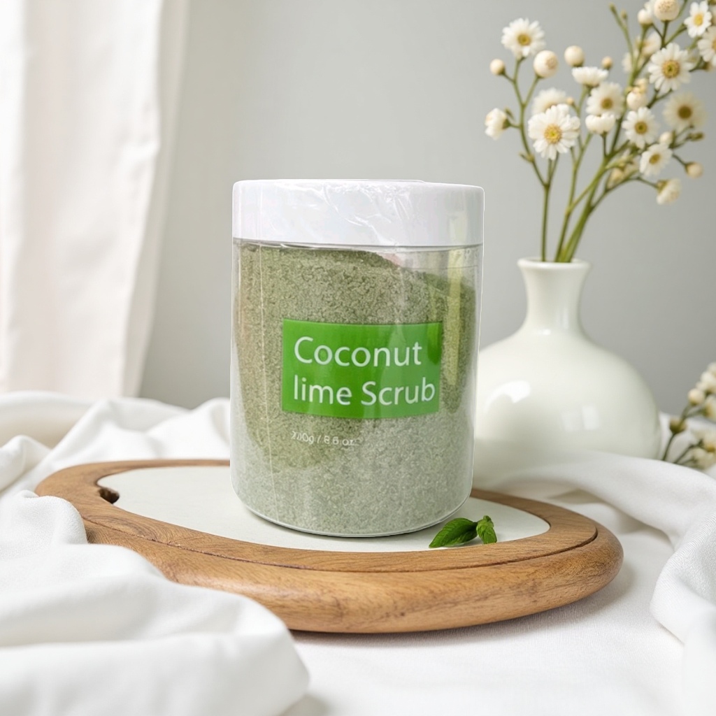 Coconut and lime scrub salt