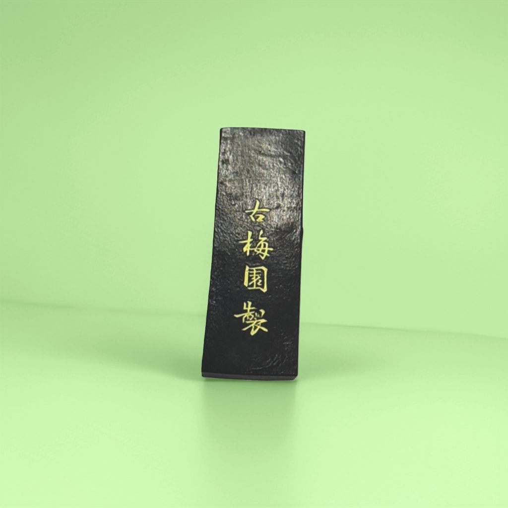 The black ink ingot made in the ancient Plum Garden is specially used for traditional handcrafted pine smoke ink calligraphy and painting Application Scenario