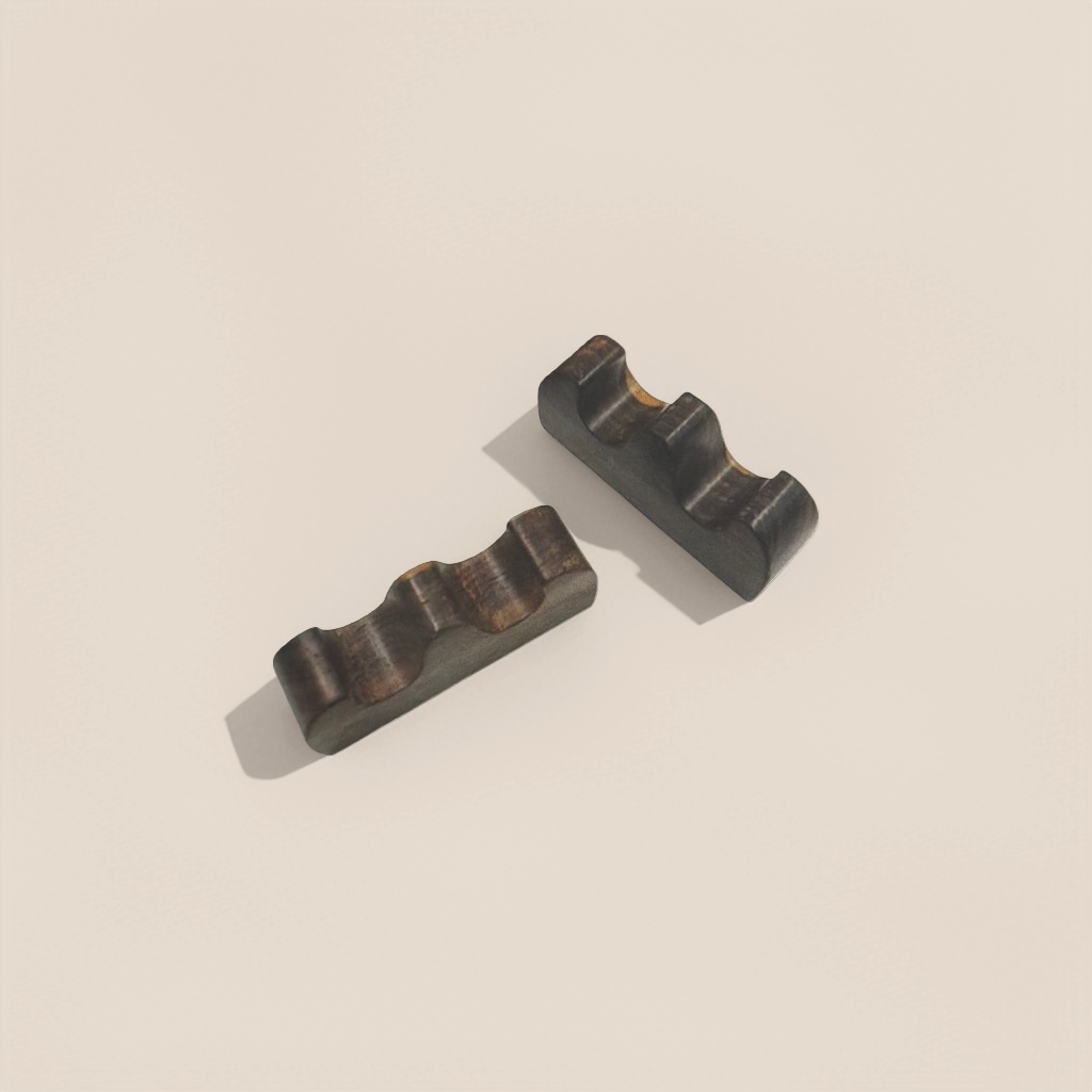 Dark wooden pen holder for office desktop storage, simple and modern desk stationery rack Application Scenario