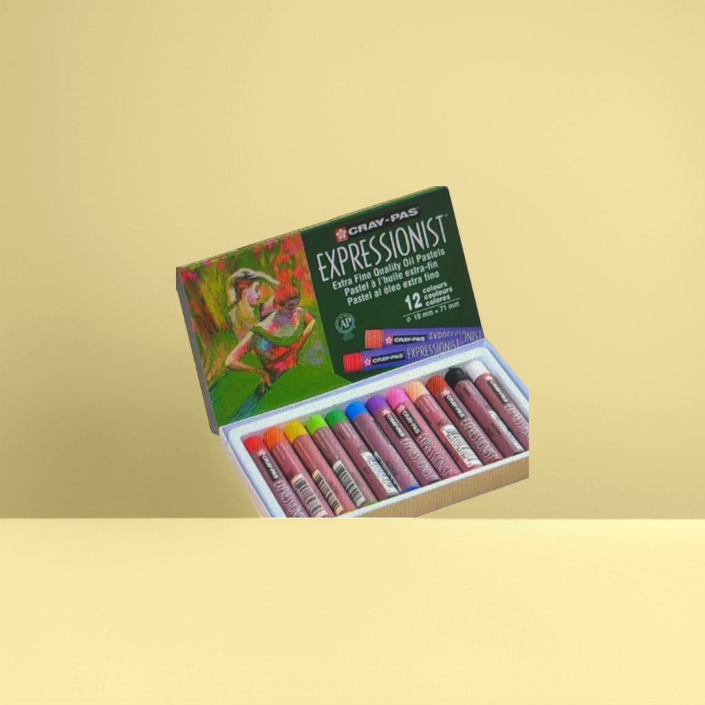 Color óleo stick box 24 colores niños dibujo pastel suministros de arte herramientas creativas graffiti