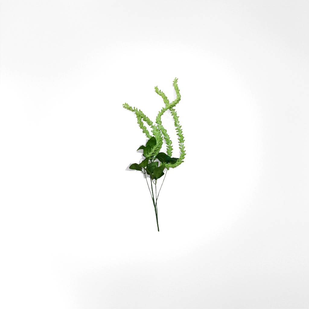 绿色仿真花枝 仿真绿植装饰花束家居摆件图