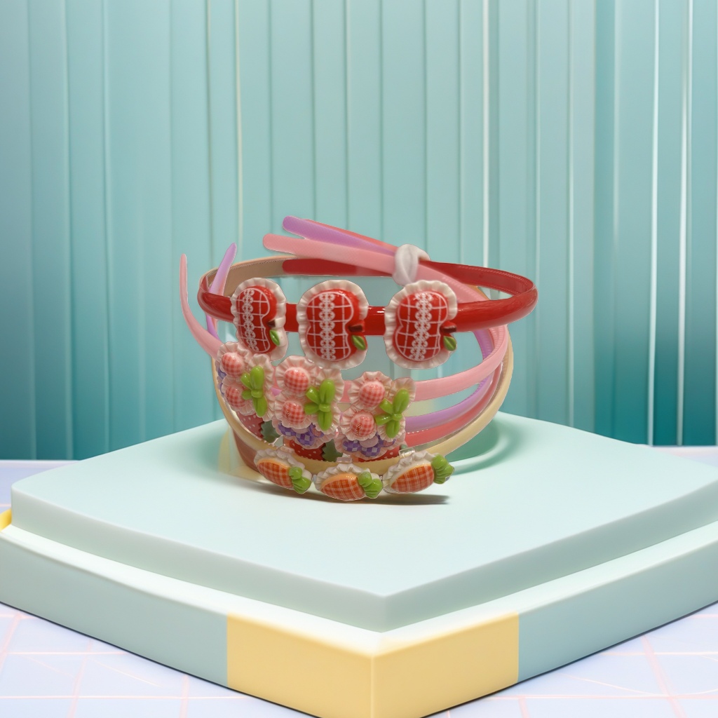 彩色水果造型发箍产品图