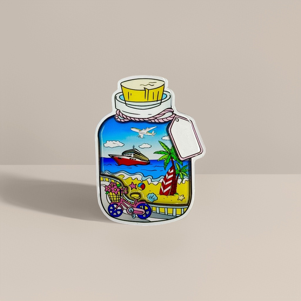 彩色瓶中沙画场景装饰摆件创意手工DIY礼物