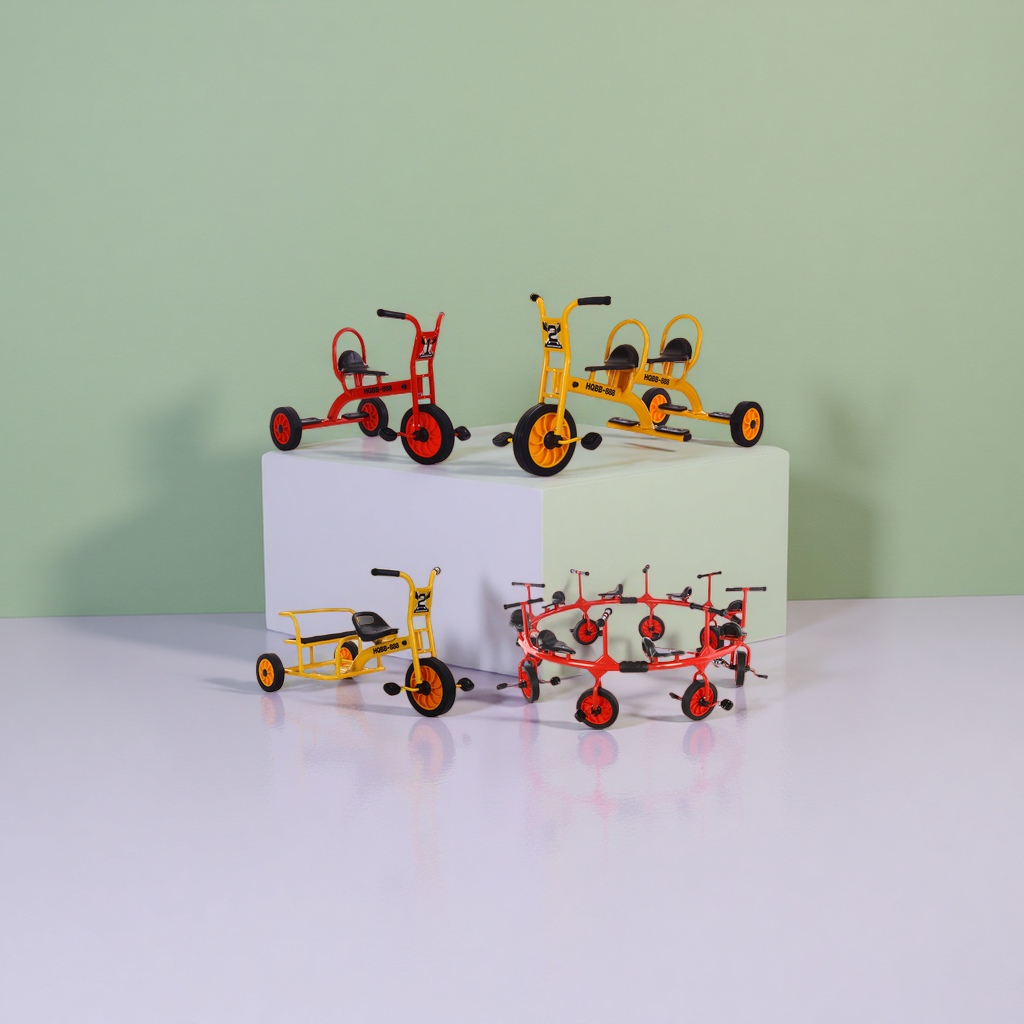 La combinación colorida del triciclo de los niños puede sentarse y montar con la sombra segura y estable Specification image