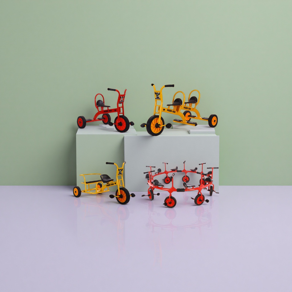 La combinación colorida del triciclo de los niños puede sentarse y montar con la sombra segura y estable Application Scenario