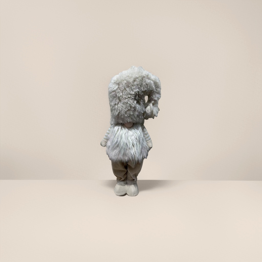 White curly plush toys, plush figurines, cute throw pillows, home decoration toys Application Scenario