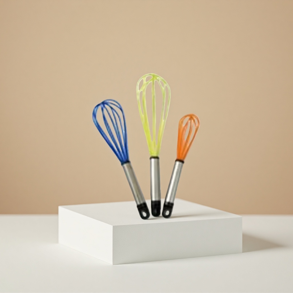 Colorful egg beater, stainless steel manual egg beater, kitchen baking tool, multiple colors to choose from Application Scenario